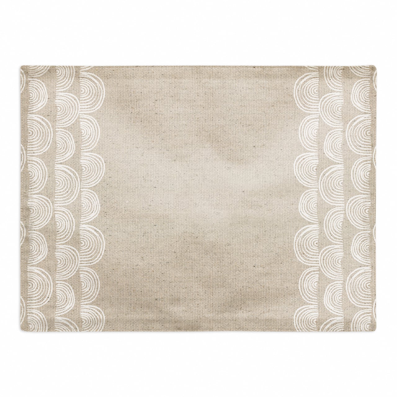 Half Moon Border 18" x 14" Cotton Twill Placemat